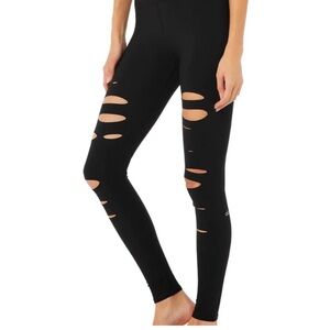 Alo Yoga High Waist Ripped Warrior Legging